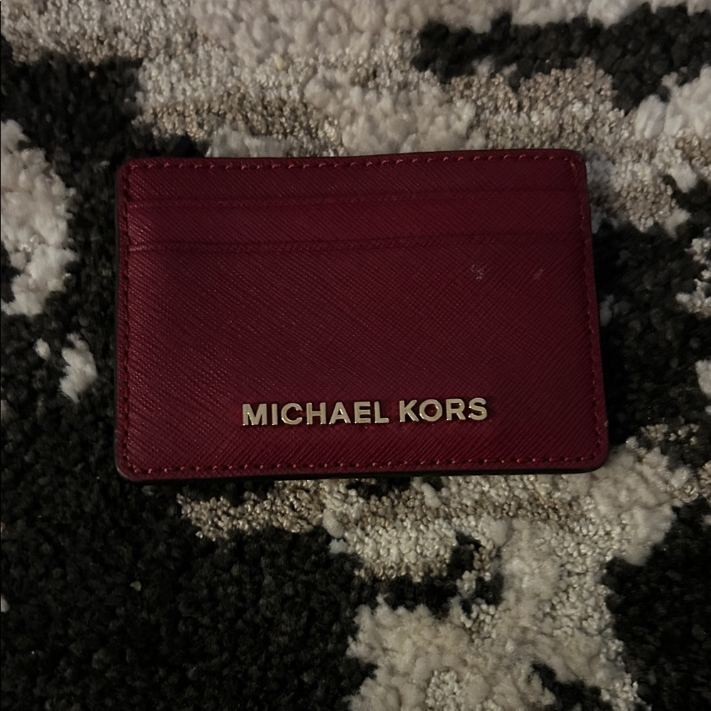 Michael Kors Crimson Card Holder